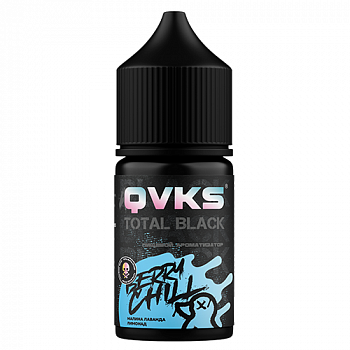 Ароматизатор QVKS TOTAL BLACK KONSTRUKT "Малина Лаванда Лимонад" (на 30мл)