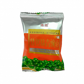 Купить Жареный горошек со вкусом Барбекю 16г 1шт/168упак Жареный горошек со вкусом Барбекю 16г 1шт/168упак